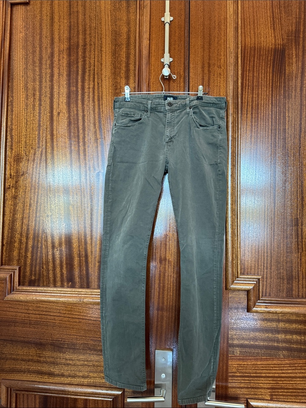 PAIGE Olive Green Men's Jeans